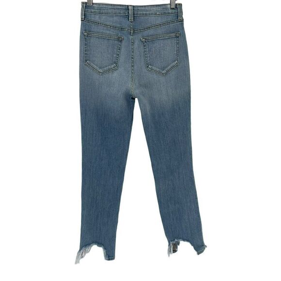 L'AGENCE High Line Skinny Classic Brasie Angle Jeans Raw Hem High Rise Women 27 - Picture 7 of 12